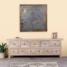 Reclaimed sandblasted wooden chest of drawers with 11 drawers, part of our Ibiza style furniture collection.