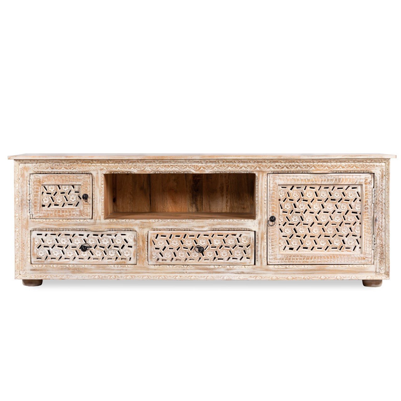 Pari, vintage wooden console table