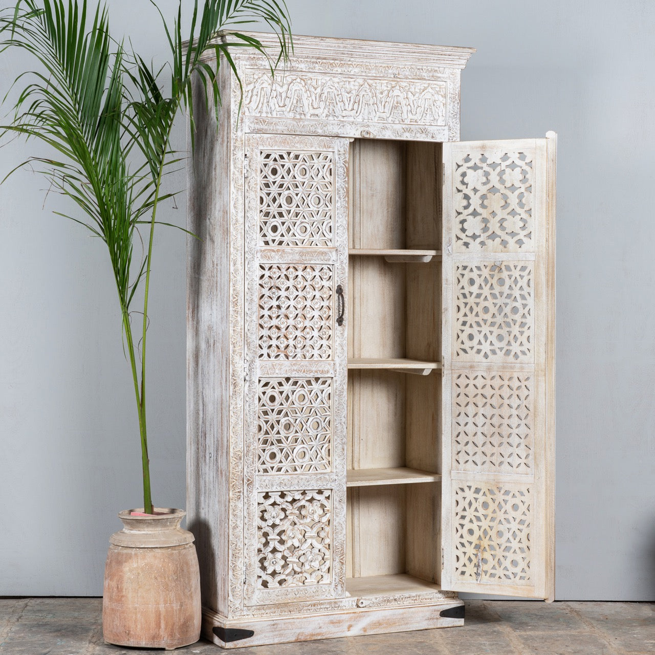 Raghu, antique indian-style cabinet