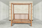 Svarg, four poster bed