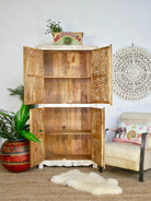 Isha, antique indian-style cupboard