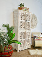 Isha, antique indian-style cupboard