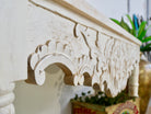 Dum dum, handcrafted white console table