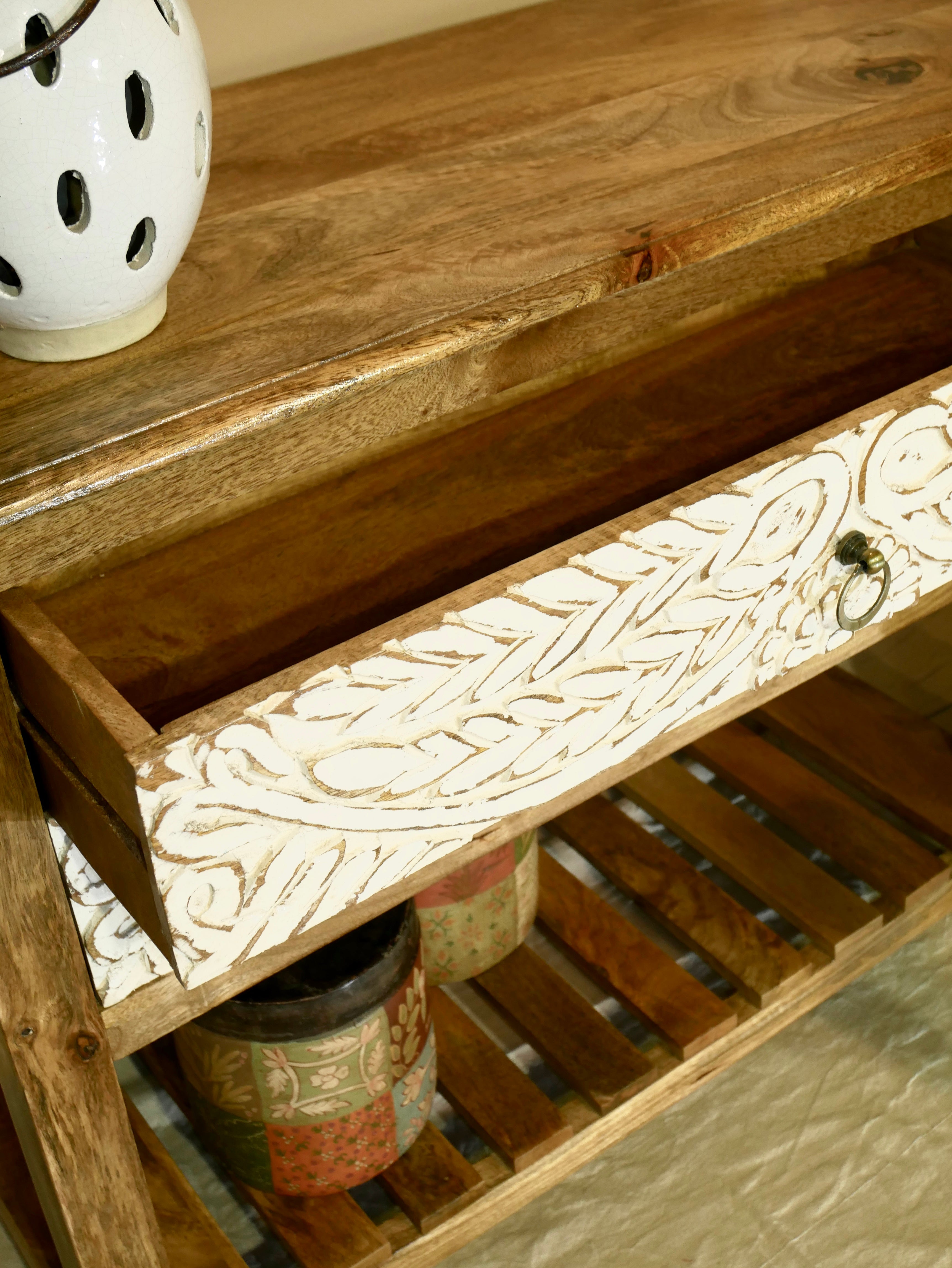 Amritsar, indian hand-crafted console table