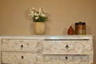 Nagpur, antique white chest of drawers